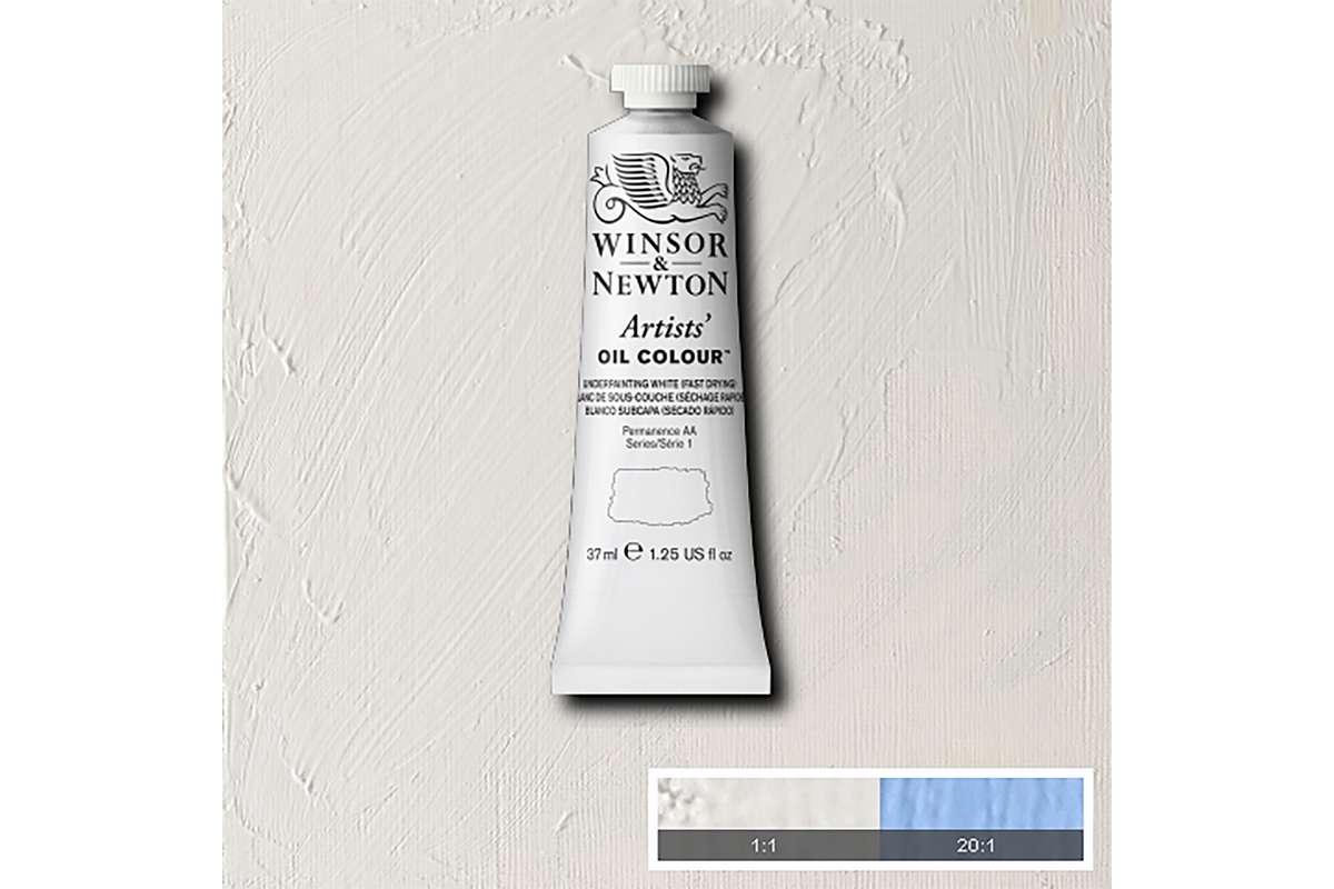 Artists oil colour 37ml underpainting white row